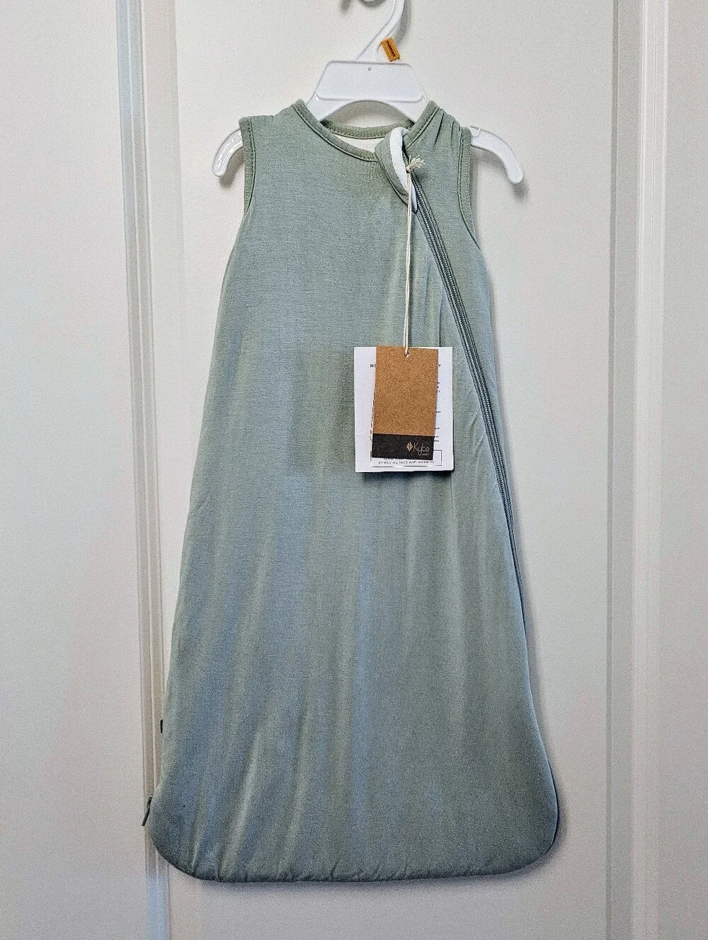 NEW Kyte Baby - Bamboo Sleeveless Sage Green Sleep Sack XS 1.0 Tog